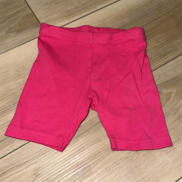 EUC Girls Pink Size 4 Gymboree Brand Solid Stretch Bike Shorts - Picture 2 of 4
